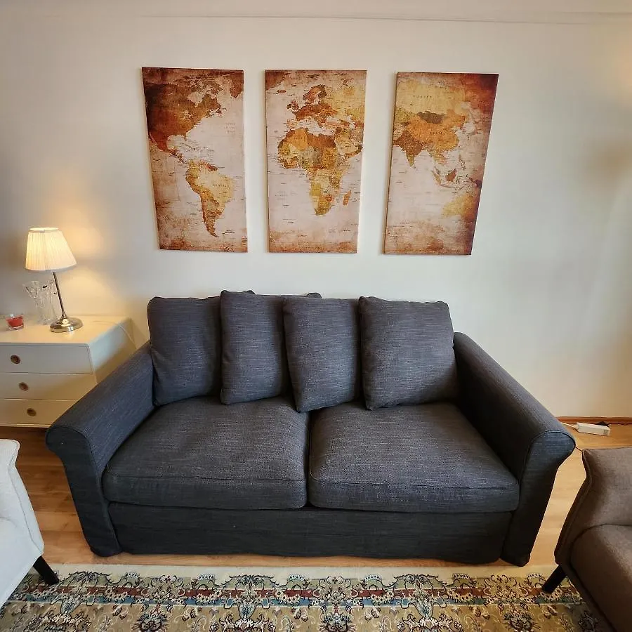 Lovely Apartment For 4 On The Danube River - Private Parking Wiedeń